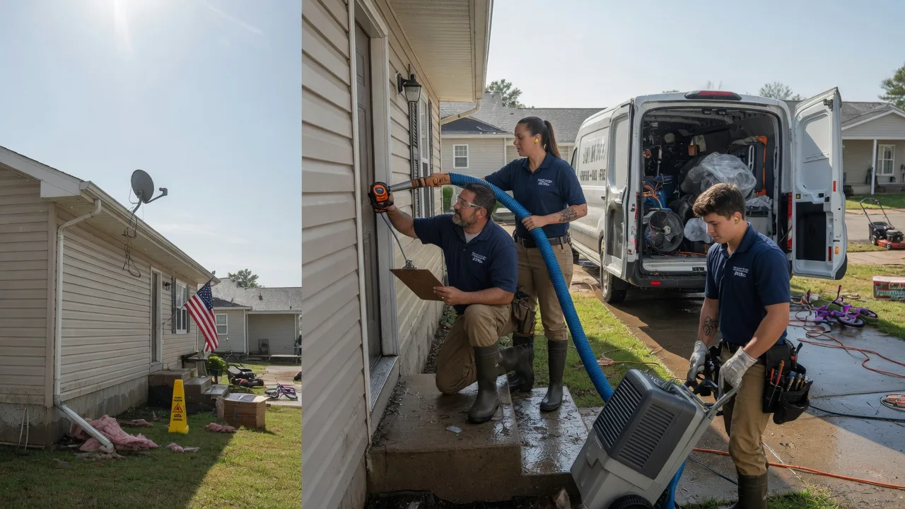 Ceiling Water Damage Restoration in Fairbanks, IN near me